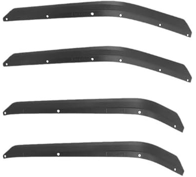 HRQCTIM Auto Passaruota Sopracciglio per Jeep per Wrangler JK 2007-2017 4 Pezzi Parafanghi Anteriori Posteriori per Auto Parafanghi Passaruota Auto Passaruota Dell'auto