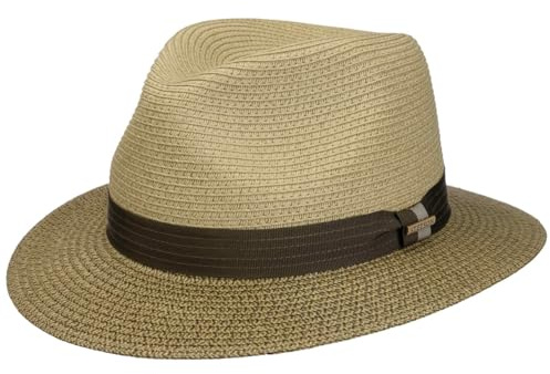 Stetson Twotone Toyo Traveller Hut UV Schutz 40+ Damen und Herren Frühling Sommer