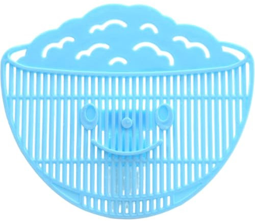 UWEOTYYY Rice Washer, Clip on Strainer 4x5 Inch Food Grade PP Rice in Bowl Clip on Strainer for Pots with Smiling Expression for Fruit Vegetable