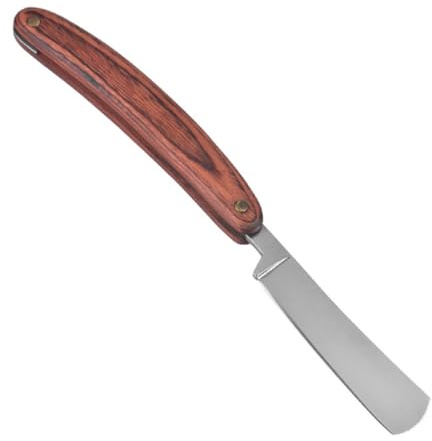 Healvian Vintage Rasierer Aus Edelstahl Für Herren Manueller Bart Rasierer Mit Holzgriff Praktischer Für Bartschneider Langlebiger Barber Für Saubere Rasur