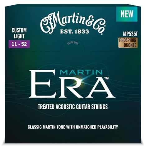 Martin MP535T Era Acoustic Guitar Strings - Custom Light (11-52)