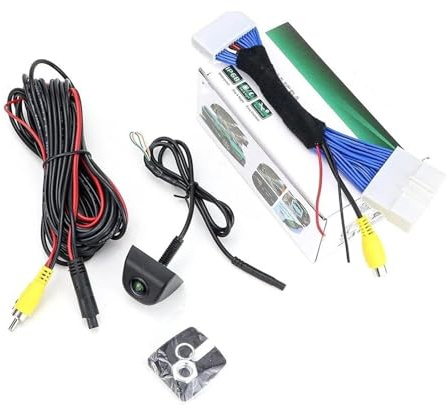Rückfahrkamera Plug & Play Auto Rückfahr Rückansicht Kamera Für Talisman Für Scenic 4 J9 R9 Für Megane 4 IV 2016~2020 R-link 2 System OEM Bildschirm(Cam with Connector)