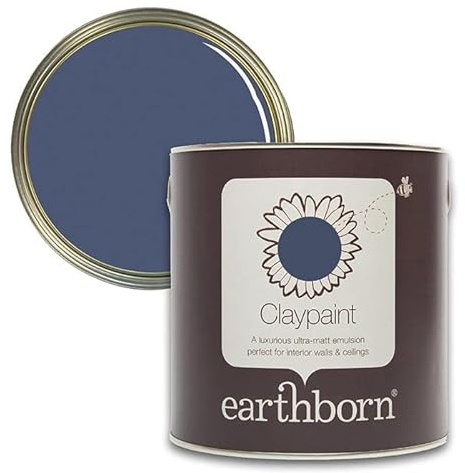 earthborn Claypaint, Breathable paint for Walls and Ceilings (Trumpet, 2.5 Litre)