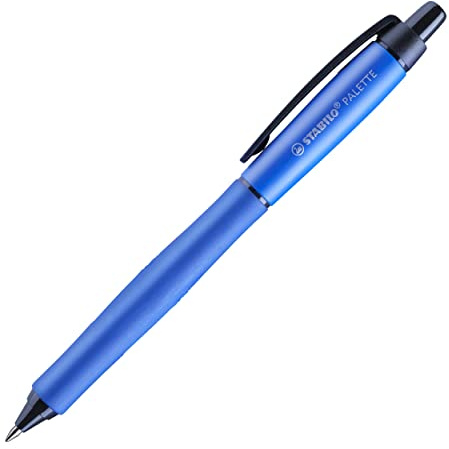 Retractable Rollerball Pen - STABILO PALETTE - Pack of 1 - Blue