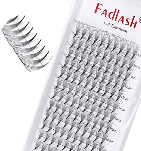 Volumen Wimpern D Curl 0.07mm 8~14mm 8D Lash Extensions Natürliche lange Einzelwimpern Professionelle Wimpern Clusters Naturals Fans (D curl 0.07mm, 8D 8-14mm)