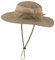 Magracy Unisex Outdoor Mesh Bucket Hat Sommer Breite Krempe UV-Schutz Hut Fischerhut, dunkles kaki, Einheitsgröße