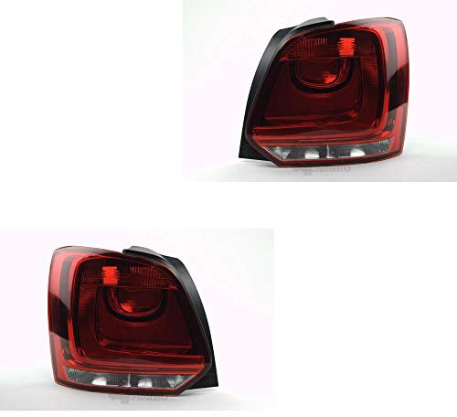 Diederichs Rückleuchten-Set Rot für VW POLO 09 (6R) 06/09- links/rechts, Erstausrüsterqualität mit exzellenter Passgenauigkeit, LED, Auto, Rückleuchten