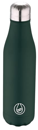 Bergner Walking Anywhere Thermosflasche, 500 ml, Edelstahl, Grün
