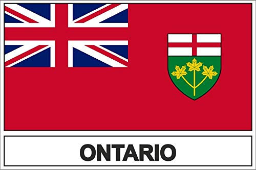 Akachafactory Sticker Aufkleber Flaggen Flagge Fahne Ontario