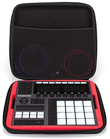 Analog Cases Pulse Case für Native Instruments Maschine MK3 / Maschine Plus (Transporttasche aus langlebigem, geformtem Eva/Nylon, robuster Gummitragegriff), Schwarz