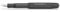 Kaweco AC SPORT Füllhalter Black I Premium Füllfederhalter aus Aluminium und Carbon für Tintenpatronen mit hochwertiger Stahlfeder I Füller 13 cm in Schwarz I Federbreite: M (Medium)