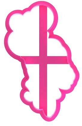 LissieLou Ausstechform Mädchen mit Luftballons Happy Birthday Zuckerguss Stempel Fondant Embosser – Rosa