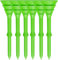 LOVMEAD Golf Tees 83mm Langlebigem Kunststoff 50/100 Stück, Golftees Kunststoff Lang Orange Weiß Blau Schwarz Grün, Professional Unzerbrechliche Golf Tees Plastik (Grün, 83mm-50 Stück)