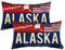 Alaska Lendenwirbelkissenbezug, 30.5x50.8 cm, 2er-Set, Grüße aus der letzten Grenze, Retro-Deko-Leinen-Überwurf-Kissenbezug für Hauseinweihungsgeschenk Souvenir (AK)