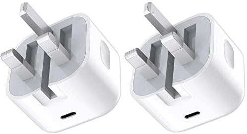 SPEEDY® [2 Pack] Charger Plug For/Samsung Galaxy/Sony Xperia/Google Pixel/Motorola Moto/Oppo/OnePlus/Honor/Nokia, 20W USB C Charger Foldable Adapter PD Fast Charger Plug