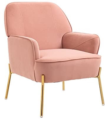 Sepnine Sessel Wohnzimmer Samt, Loungesessel Modern, Armchair, Getufteter Polstersessel, Bequemer Sessel für Schlafzimmer Wohnzimmer Balkon