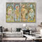 Alphonse Mucha Times of Day Vintage Leinwand Gemälde Jugendstil Frau Poster und Drucke Wandkunst Bild für Wohnzimmer Dekor 60x92cm mit Rahmen