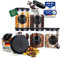 LIKAYA® Vorratsgläser 6er-Set – 800ml Glasbehälter mit FSC® Pinienholz-Deckel | Inkl. Metalllöffel, Etiketten & Stift – Perfekt für stilvolle und luftdichte Lebensmittelaufbewahrung
