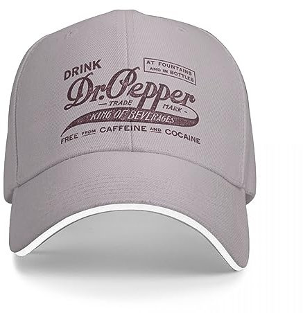Basecap Dr. Pepper King of Beverages Cap Baseballkappe Wildballmütze Baseballmütze Mütze Frau Herren