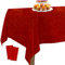 PartyWoo Folientischdecke Rot, 2 STÜCK Irisierende Tischdecke mit Punkten, 137 x 274 cm/ 54 x 108 Zoll Rechteckige Tischdecke Abwaschbar für 6 bis 8 Fuß Tisch, Tischdecke für Geburtstag, Hochzeit