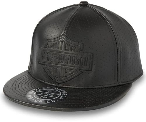Harley-Davidson Cap B&S Leatherlook, S