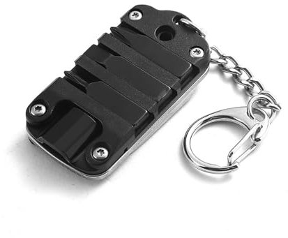 Larcele Outdoor Tools Kit Portable Mini Multi-Functional Pocket Gadget Utility Keychain YBD-03