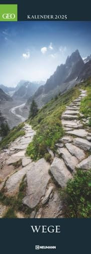 Wege - Kalender 2025 - Neumann-Verlag - GEO - Wandkalender mit traumhaften Landschaften - 25 cm x 69 cm