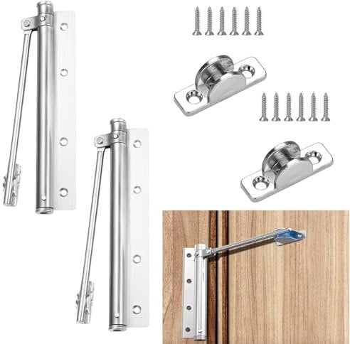Türschließer, Automatischer Türschließer, Türschließer Zimmertür，Türschliesser für Gartentore、Fliegengitter，Türschließer 2 stück，Türschließer Innentür