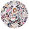 50 Stück Sexy Anime Maid Laptop Aufkleber, Wasserfeste Sticker, lustige PVC-Aufkleber für alle Oberflächen