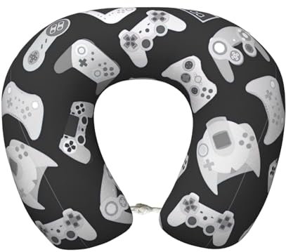 KLNBV Game Controller Nackenkissen für Reisen, Reisekissen U-förmiger Memory-Schaum