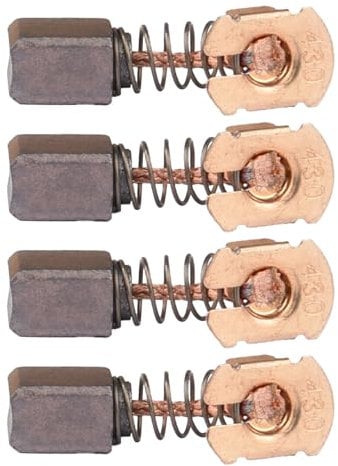 4 Pcs CB430 Carbon Brushes,Angle Grinder Carbon Brush Holder Kit Caps with Brushes for Makita BGA450 BGA452 DGA452 643954-4 Motor 191971-3 Replacement,Brush Holder Tool Accessories