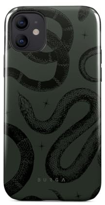 BURGA Handyhülle für iPhone 12 – Unisex Hybrid-Schutzhülle mit stoßdämpfendem TPU & kratzfester Außenschale, erhöhter Displayrand, MagSafe-kompatibel, kabelloses Laden, stylisches Design