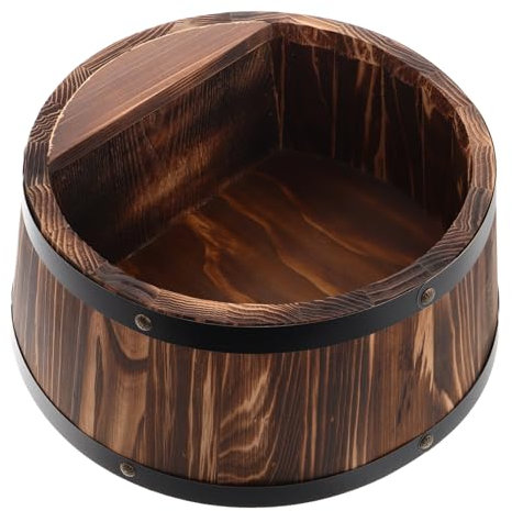 SOLUSTRE Whiskeyregal Zur Wandmontage Runder Weinregal Für Präsentation Von Schnapsflaschen Weinregal Aus Holz Für Whiskyfass