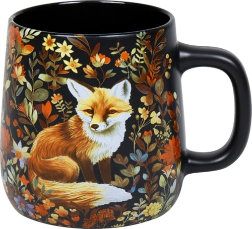Könitz Kaffeetasse, Becher Forest Wildlife - Fox. Teetasse 395ml aus Porzellan. Design Kunst