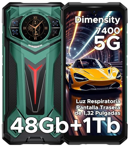 DOOGEE S200 Ultra 5G Movil Irrompible, 6,72 48GB+1TB, 11000mAh/66W Android 15 Móvil Rugerizado, 5G Teléfono Móvil Resistente, 100MP/Dual SIMOTG/NFC