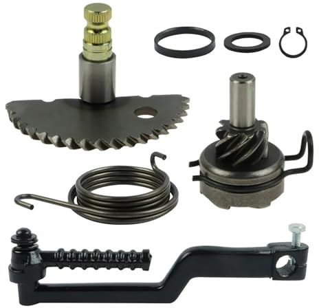 7-teiliges Ritzelset mit Kickstarter für GY6-Motoren, passend für 49-ccm- und 50-ccm-Roller One Way Starter Lager
