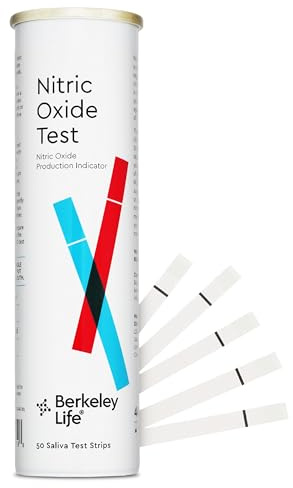 Nitric Oxide Saliva Test Strips by Berkeley Test (50 strips)