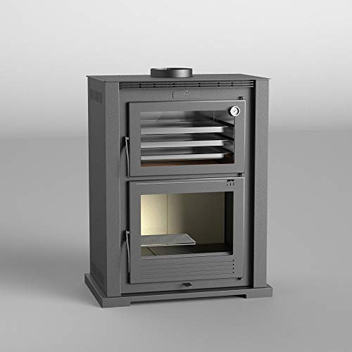 FM Four à bois acier HL-100 11kW avec porte en fonte