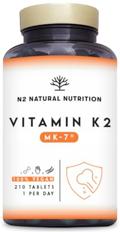 Vitamina K2 Mk7 Alto Dosaggio. 210 Capsule