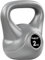 MOVIT Kettlebell BASIC GREY, Kugelhantel mit Bodenschonender Kunststoffhülle, 1 bis 20 kg, Schadstoffgeprüft, 2 kg