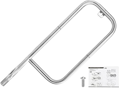 Denmay 41862 52cm pièces de Rechange pour brûleur pour Weber Q200, Q220, Q2000, Q2200 gasgrill, brûleur en Acier Inoxydable Tube de Remplacement pour Weber 41862