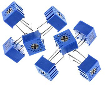 ZHOUYUFAN 10 Stück 3362P 101 201 501 102 202 502 103 203 503 104 204 504 105 Trimpo Trimmer Potentiometer 3362 500R 1K 2K 5K 10K 20K 50K 100K 10K 10K 1000K 100000K 10000K Größe: 10 Pcsx503)