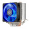 SilverStone SST-KR03 - Disipador Kryton para CPU, excelente refrigeración y baja sonoridad, Ventilador LED azul 92mm Rodamientos Hidráulico, universal Socket compatible