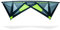 Revolution Kites Vsrv00213 Revolution Drachen mit 4 Reflexlinien (Griff), Limettenfarbe, Einheitsgröße (RX Lime #1)