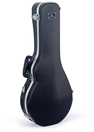 Crossrock, ABS Molded F-Style Mandolin Hard Shell Case, Black (CRA861MFBK)