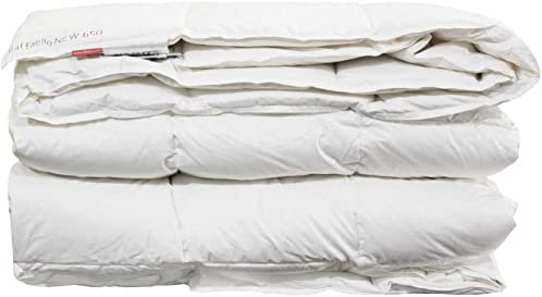 Kauffmann 100% Gänsedaunen Frühling Sommer Raphael New 650 * Einzelbett 200 x 220 cm