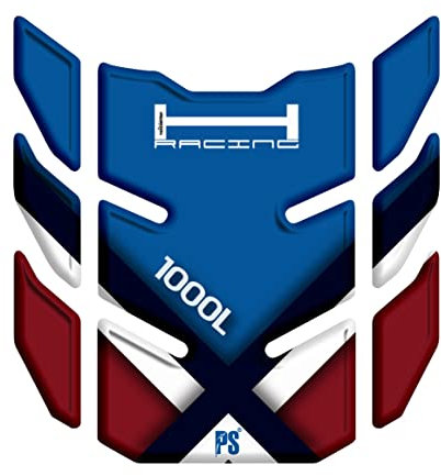 Paraserbatoio.it Adesivo effetto 3D Protezione Paraserbatoio resinato, Compatibile con HONDA Africa Twin CRF 1000L Blu