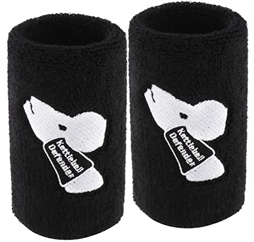 Sharplace 2 belüftete Kettlebell-Handgelenkschützer bieten Unterstützung Gewichtheben, Handgelenkstütze, Turnhalle, Workouts, Schwarz,