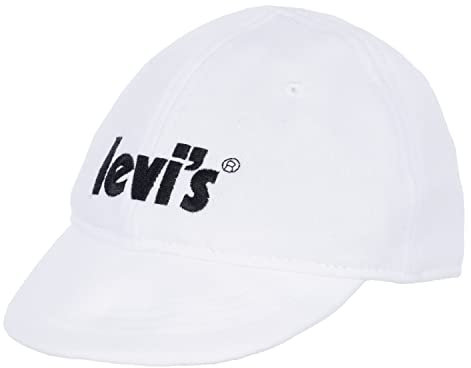 Levi's Kids Lan levis soft cap Unisex White/Black Taille unique