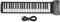 Piano Enrollable, 49 Teclas, Teclado Electrónico Portátil, Teclado Plegable, Piano para Computadora, Tabletas, Sonido Externo o Auriculares, Sonido Envolvente 4D, Alimentado por Batería USB(PM49)